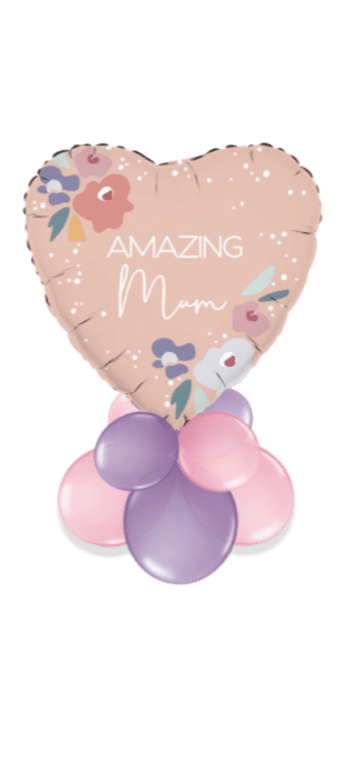 Jumbo Amazing Mum Heart Balloon