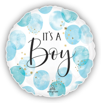 It's a Boy Blue and Gold Star