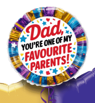 Dad You're One of My Favourite Parents Balloon