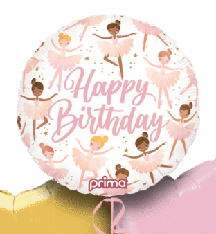 Birthday Balerinas Balloon