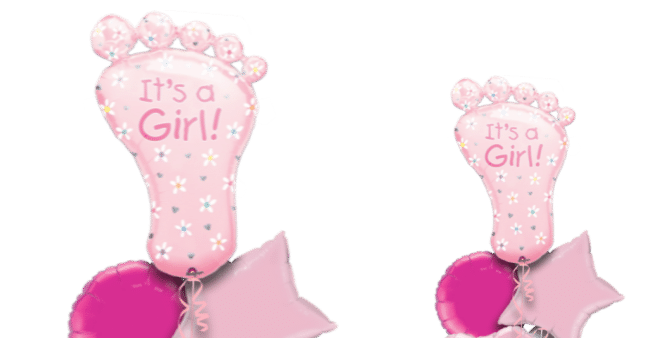 Its a Girl Baby Foot Balloon