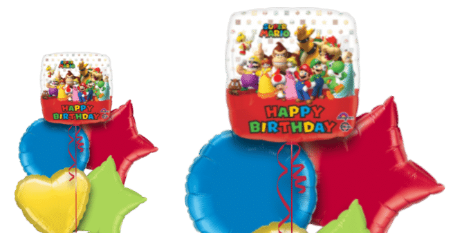 Happy Birthday Super Mario Crew Balloon