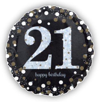 Glimmer Confetti 21st Birthday