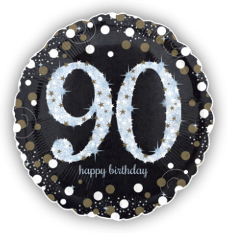 Glimmer Confetti 90th Birthday