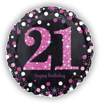 Pink Glimmer Confetti 21st