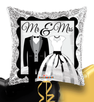 Mr & Mrs Dress And Suit Balloon