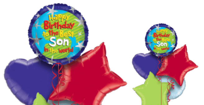 Happy Birthday To The Best Son In The World Balloon