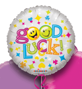 Good Luck Horse Shoe Smiling Balloon