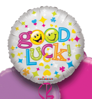 Good Luck Horse Shoe Smiling Balloon