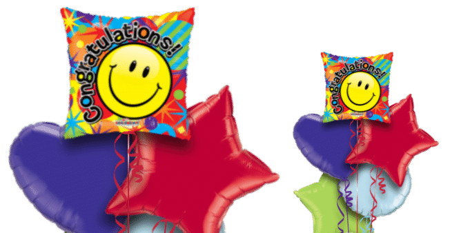 Congratulations Smiling Celebration Balloon