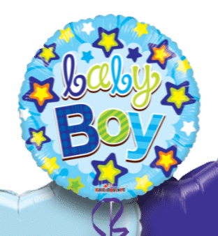 Baby Boy Stars Balloon