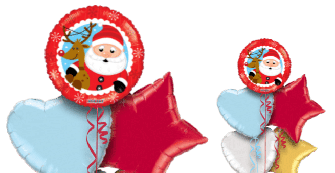 Santa & Rudolph Balloon
