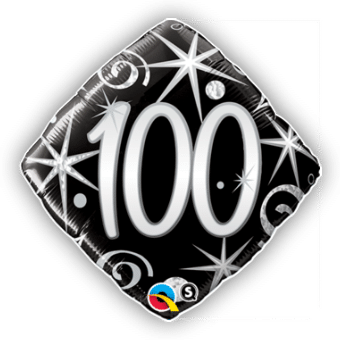 100th Black and Silver Diamond