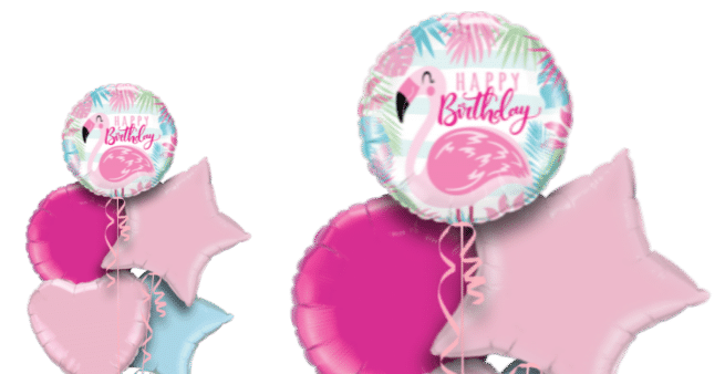 Happy Birthday Flamingo Balloon