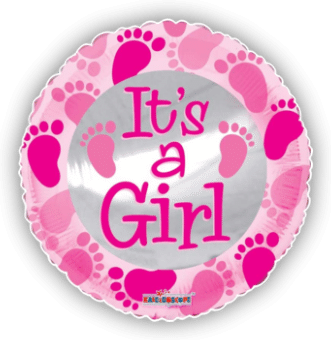 Its a Girl Foot Print