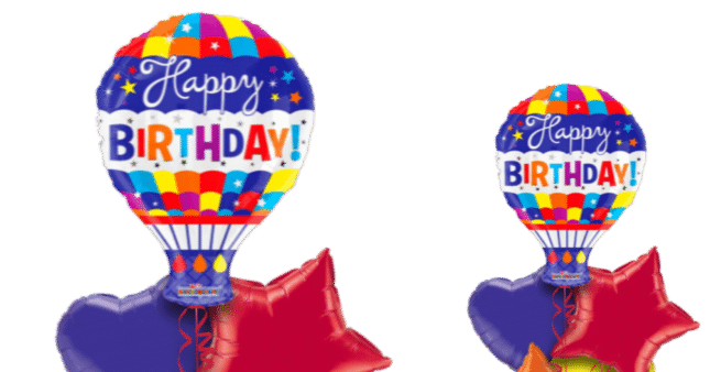 Happy Birthday Hot Air Balloon Balloon