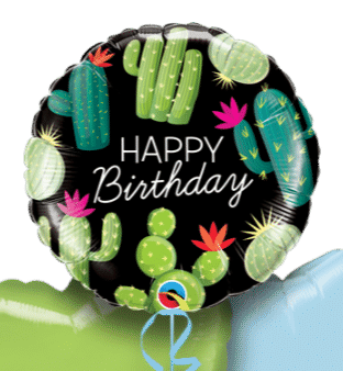 Birthday Cactuses Balloon