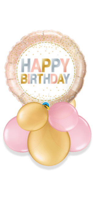 Birthday Metallic Dots Balloon