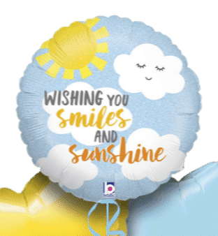Wishing You Smiles and Sunshine Balloon