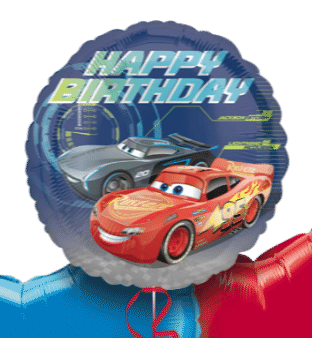 Cars 3 Happy Birthday Balloon