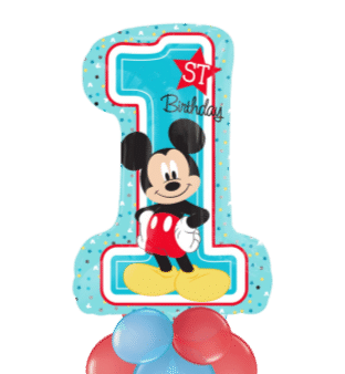 Mickey Mouse 1st Birthday Balloon