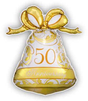 50th Anniversary Gold Bell