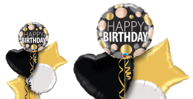 Birthday Big Metallic Dots Balloon