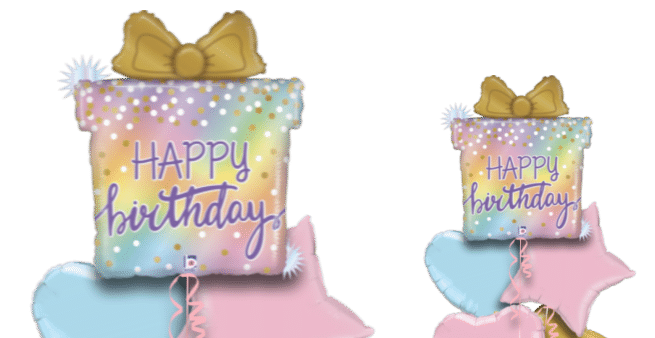 Opal Birthday Present Balloon