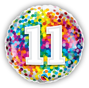 11 Rainbow Confetti