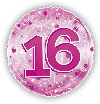 Jumbo Pink Streamers 16th Birthday