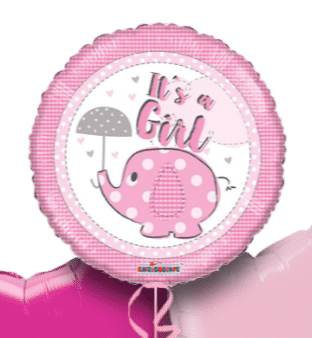 Its a Girl Elephant Balloon