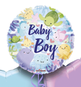 Under The Sea Baby Boy Balloon