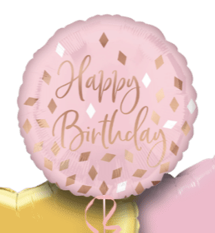 Blush Birthday Balloon