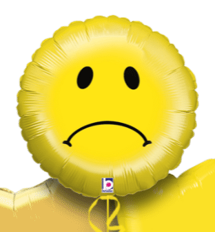Sad Face Emoji Balloon