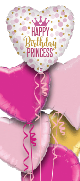 Happy Birthday Princess Dots Balloon