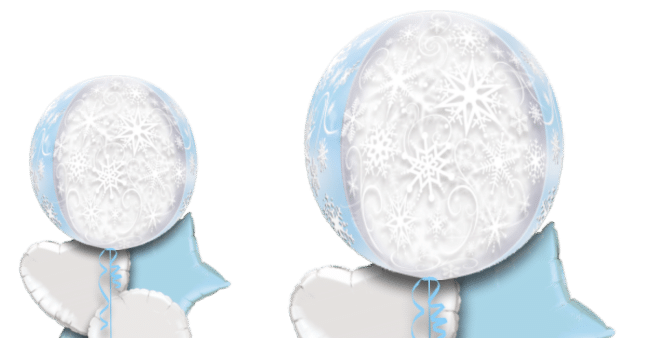 Snowflake Orbz Balloon