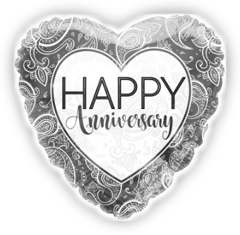 Anniversary Silver Heart
