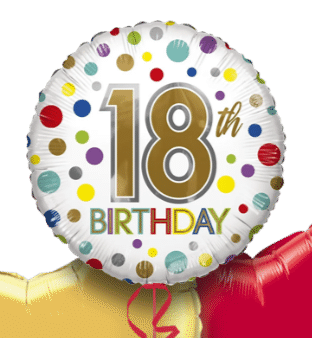 18th Birthday Spots Balloon