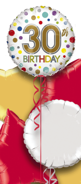 30th Birthday Spots Balloon
