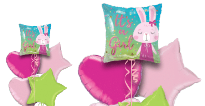 Girl Baby Bunny Balloon