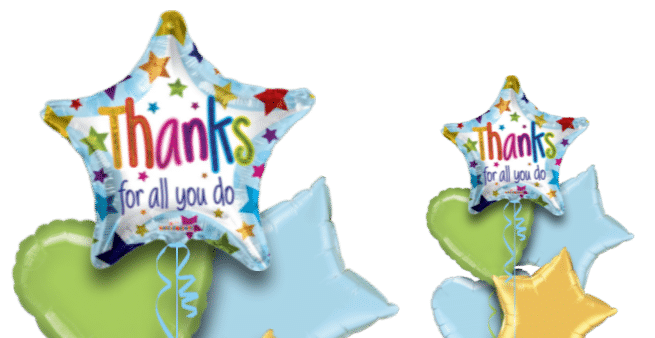 Thanks For All You Do Star Balloon