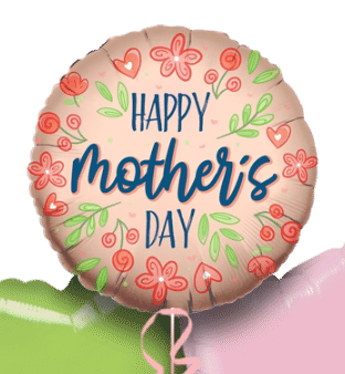 Mothers Day Flowers Balloon