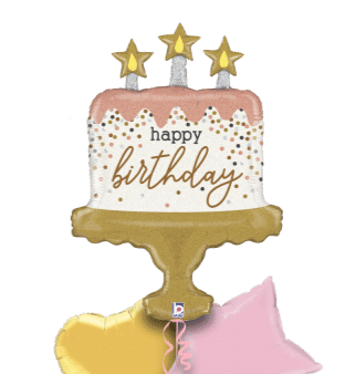 Birthday Sparkle Cake Balloon