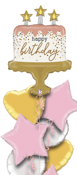 Birthday Sparkle Cake Balloon