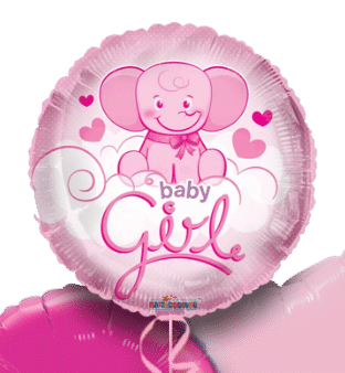 Cute Baby Girl Elephant Balloon