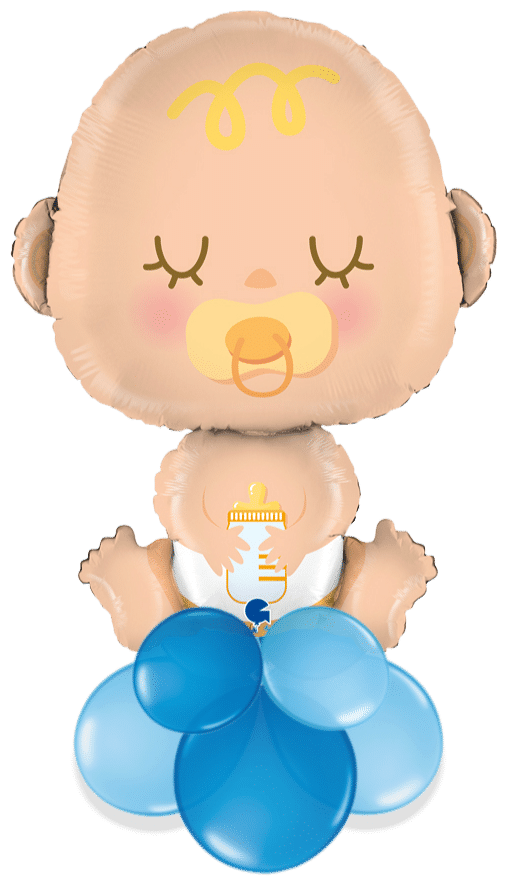 Cute Baby Boy Balloon Delivery Balloon Monkey