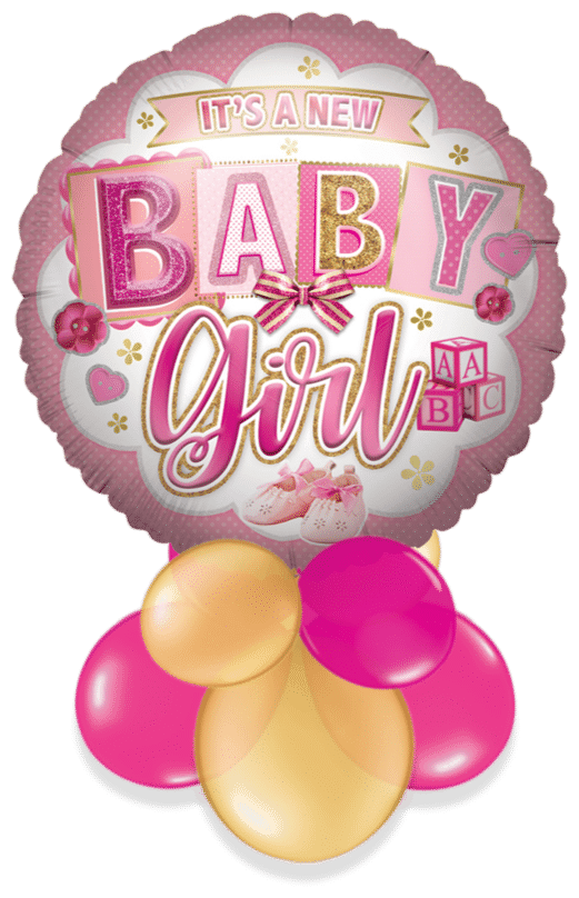 New Baby Girl Jumbo Air Filled Display