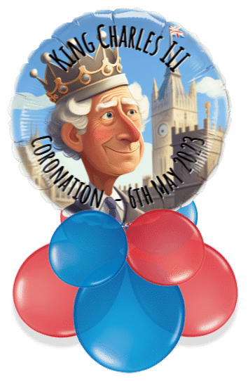 King Charles Coronation Air Filled Display