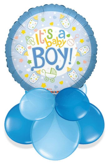 It's a Baby Boy Balloon Delivery - Balloon Monkey