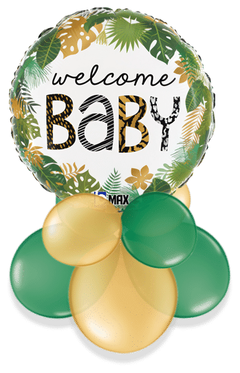 Welcome Baby Jungle Air Filled Display